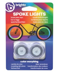 Lumina LED dubla pentru spite bicicleta, Orbit