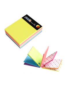 Magic cube color 101 x 76 mm, 280 file, Stick"n - 7 culori neon