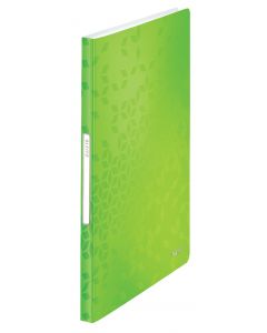Mapa de prezentare LEITZ WOW, coperta moale, PP, A4, 40 de folii, verde