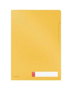 Mapa de protectie LEITZ Cosy, deschidere superioara si lateral dreapta, PP, A4, 40 coli, cu eticheta