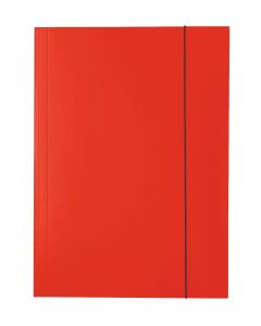 Mapa cu elastic ESSELTE Economy, carton, A4, rosu