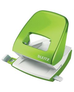 Perforator metalic LEITZ WOW 5008 NeXXt Series, 30 coli, verde