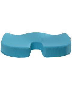 Pernuta ergonomica LEITZ Cosy, pentru scaun, spuma cu memorie, husa lavabila, albastru celest