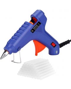 Pistol de lipit termic, Koala 40W, cablu alimentare, indicator LED, intrerupator ON/OFF - albastru