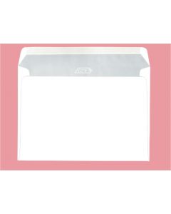 Plic C7 alb gumat (90x140mm) 25buc/set