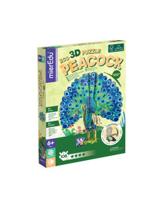 Puzzle 3D ECO - Paun (deluxe)
