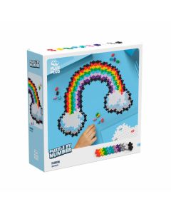 Puzzle pe numere Plus-Plus, 500 piese, Curcubeu