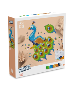 Puzzle pe numere Plus-Plus, 800 piese, Paun