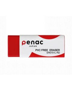 Radiera medie PENAC , 100% cauciuc, 43 x 21 x 13mm - culoare rosie