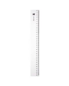 Rigla din plastic transparent, 20cm, ALCO