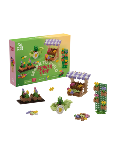 Set constructie Plus-Plus, 600 piese, Invata sa construiesti - Florarie