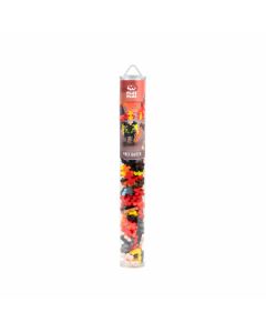 Set constructie Plus-Plus, tub 100 piese, Pompier
