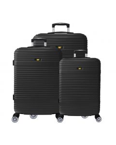 Set 3 trollere CATERPILLAR V Power Alexa (20/24/28 inch) - material ABS - negru