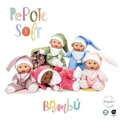 Papusi si bebelusi de jucarie, Papusa Nines D'Onil, Colectia Bebelusi moi, cu miros de vanilie, 26 cm (2024) 3 - Papusa bebelus costumas albastru - autograf.ro