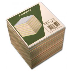Notes si cuburi hartie, Rezerva cub hartie color 9x9x9cm AURORA - autograf.ro