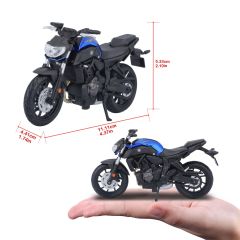 Jucarii MAISTO Jucarii Bebe, MAISTO MOTOCICLETA METALICA EDITIE SPECIALA YAMAHA MT07 SCARA 1 LA 18 - autograf.ro