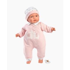 Papusi si bebelusi de jucarie Trefl Llorens, Papusa Llorens, Joelle, imbracaminte roz, 38 cm EK13848 - autograf.ro