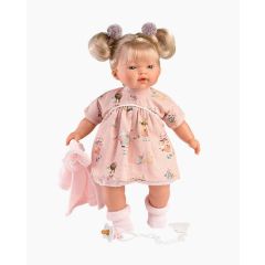 Papusi si bebelusi de jucarie Trefl Llorens, Papusa Llorens, Aitana, cu codite blone, cu sunete, 33 cm EK33152 - autograf.ro
