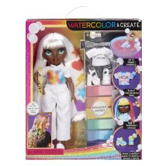 Jucarii MGA, RAINBOW HIGH WATERCOLOR CREATE PAPUSA OCHI VERZI - autograf.ro