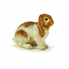 Jucarii TOSSIT Papo, PAPO FIGURINA IEPURE CU URECHI LASATE - autograf.ro