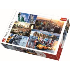 Jocuri copii MELII Pixicade Trefl, PUZZLE TREFL 4000 NEW YORK - autograf.ro