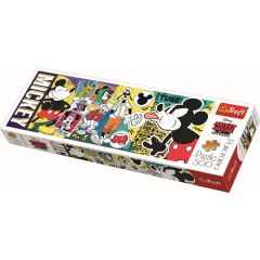 Jocuri copii MELII Pixicade Trefl, PUZZLE TREFL PANORAMA 500 LEGENDARUL MICKEY MOUSE - autograf.ro