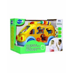 Jocuri copii Jucarii Bebe Bandai, CAMIONETA CU FORME SUNETE SI LUMINI - autograf.ro