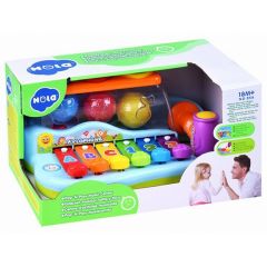 Jucarii Nice Jucarii Bebe, XILOFON CU MINGIUTE SI CIOCANEL - autograf.ro