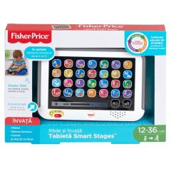 Jucarii Mattel, TABLETA EDUCATIVA CU 3 NIVELURI DE DEZVOLTARE LIMBA ROMANA FISHER PRICE - autograf.ro