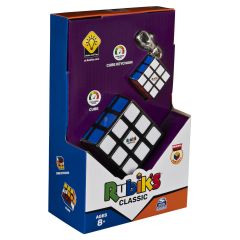 Jucarii WINFUN Giotto Spin Master Edtech, SET CUB RUBIK 3X3 CLASIC SI BRELOC ORIGINALE - autograf.ro