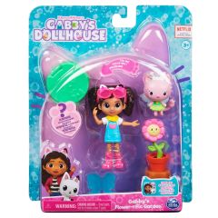 Papusi si bebelusi de jucarie Trefl Llorens Spin Master, GABBYS DOLLHOUSE SET PAPUSA 9.7CM CU PISICUTA GRADINA LUI GABBY - autograf.ro