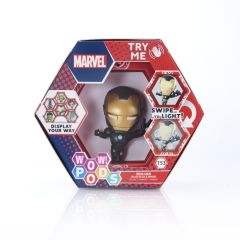 Jucarii Little Big Friends WOW! STUFF, WOW! PODS - MARVEL IRON MAN CU ARMURA NEGRU SI AURIU - autograf.ro