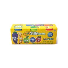 Jucarii CRAYOLA, CRAYOLA SILLY SCENT SET 3 BORCANASE CU PLASTILINA PARFUMATA 142G - autograf.ro
