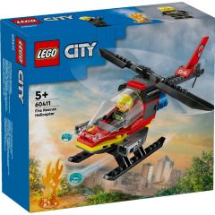 Lego City, LEGO CITY ELICOPTER DE POMPIERI 60411 - autograf.ro
