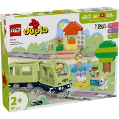 Lego Duplo, LEGO DUPLO TREN DE AVENTURA INTERACTIV 10427 - autograf.ro