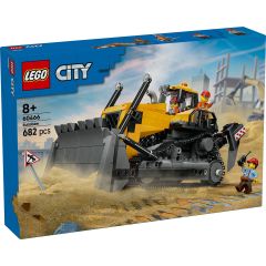 Lego City, LEGO CITY BULDOZER GALBEN 60466 - autograf.ro