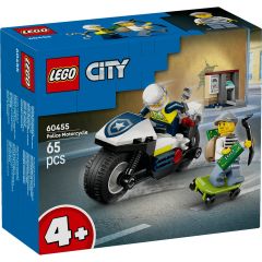Lego City, LEGO CITY URMARIRE CU MOTOCICLETA DE POLITIE 60455 - autograf.ro