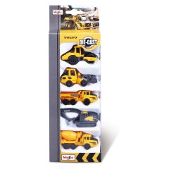 Jucarii MAISTO, MAISTO SET 5 UTILAJE DE CONSTRUCTII VOLVO - autograf.ro