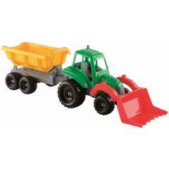 Jucarii Alpino Simba Carioca 4M, ECOIFFIER JUCARIE TRACTOR CU REMORCA 52CM - autograf.ro