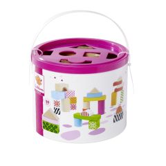 Jucarii Alpino Simba Trefl, EICHORN COLOR SET BLOCURI DE CONSTRUCTIE DIN LEMN - autograf.ro