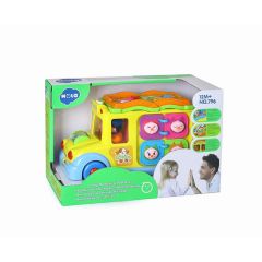 Jucarii Plus Plus Nice Spin Master WOW! STUFF Carson Edtech Jucarii Bebe, AUTOBUZUL SCOLAR CU SUNETE SI LUMINI - autograf.ro