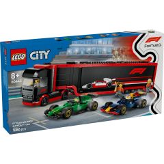Lego City, LEGO CITY CAMION F1 CU MASINILE F1 RB20 SI AMR24 60445 - autograf.ro