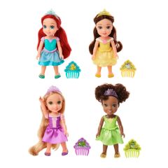 Jucarii diverse, Disney Princess - Papusa cu sclipici si pieptene, 15 cm - autograf.ro