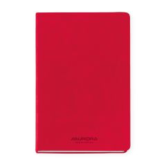 Caiet matematica Aurora, Caiet A5, 192 file - hartie FSC 80 g/mp, coperta soft-touch rosu, AURORA Capri - dictando - autograf.ro