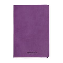 Caiet matematica Aurora, Caiet A5, 192 file - hartie FSC 80 g/mp, coperta soft-touch violet, AURORA Capri - dictando - autograf.ro