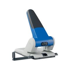 Perforatoare Leitz, Perforator metalic Leitz 5180 de mare capacitate, partial reciclat, reciclabil, 65 coli, albastru - autograf.ro