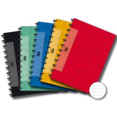 Caiete DELI Adoc, Caiet A4, 72 file - 90g/mp, coperta carton color embosat, AURORA Adoc - dictando - autograf.ro