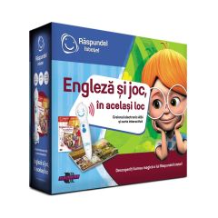 Raspundel Istetel, Pachet Raspundel Istetel, creion si carte Engleza si joc, in acelasi loc - autograf.ro