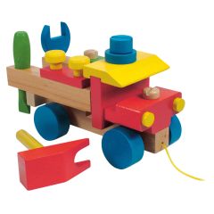 Masinute, tractoare si camioane de jucarie, Jucarie din lemn - Camion de asamblat - autograf.ro