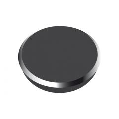 Accesorii pentru table magnetice si flipchart, Magneti 24mm, 10/cutie, ALCO - negru - autograf.ro
